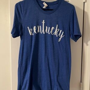 Blue Kentucky Graphic T-Shirt